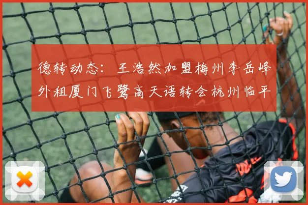 德转动态：王浩然加盟梅州李岳峰外租厦门飞鹭高天语转会杭州临平吴越